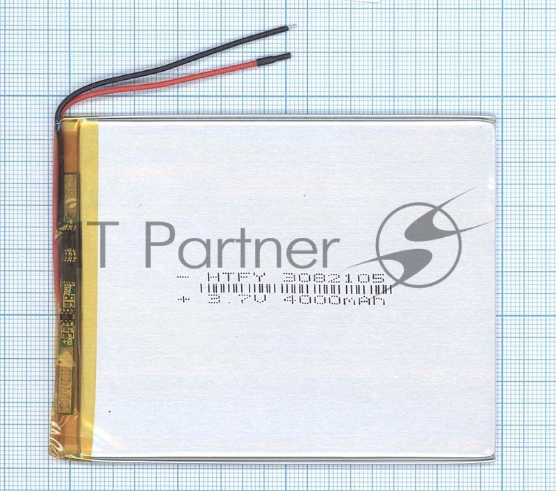 Аккумулятор Li-Pol (батарея) 3x82x105 мм 2pin 3.7V/4000mAh