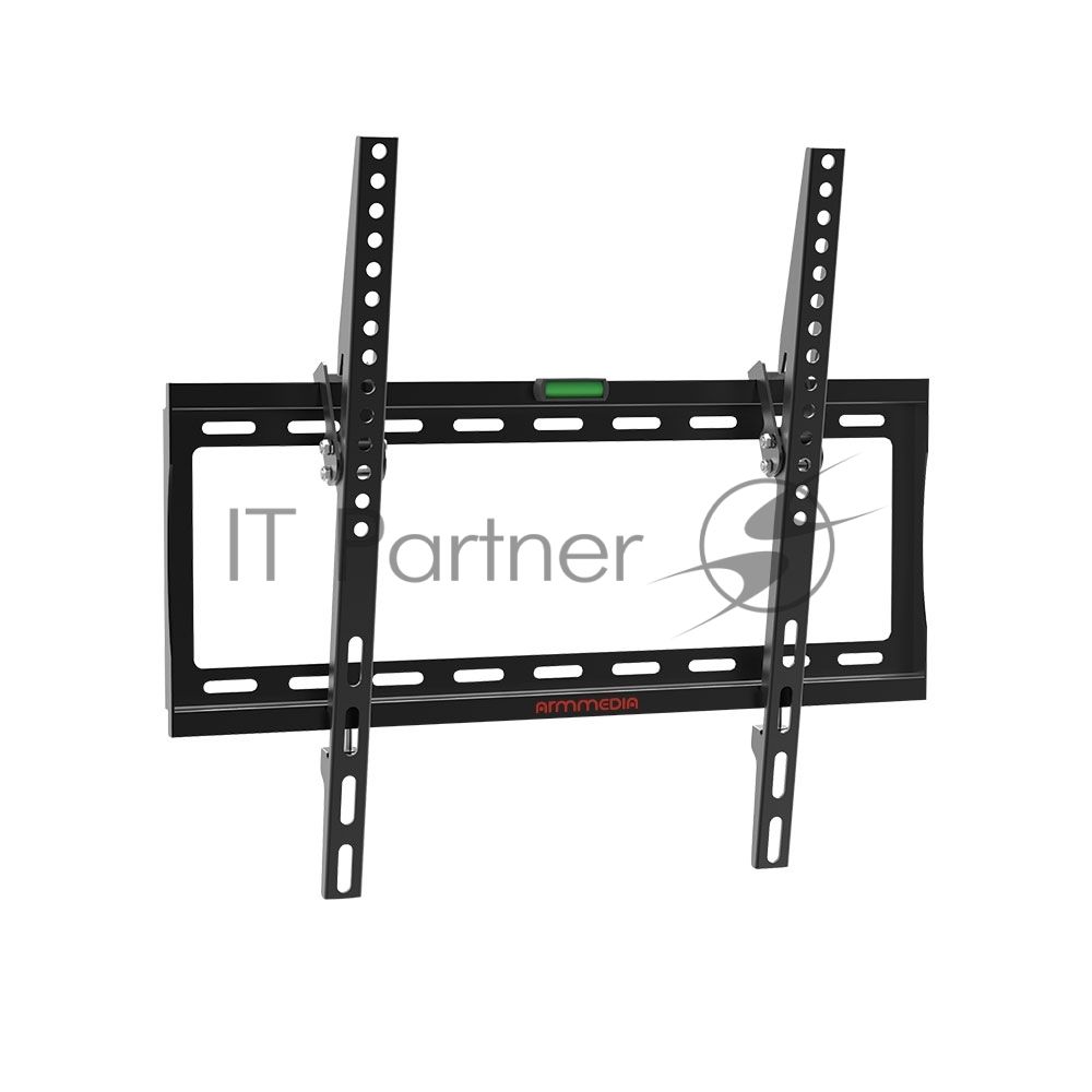 Кронштейн Arm media STEEL-4 new black, настенный для TV 22"-65", max 60 кг, 1 ст св., нак. 0°-15°, от ст. 28,5 мм, max VESA 400x400 мм.