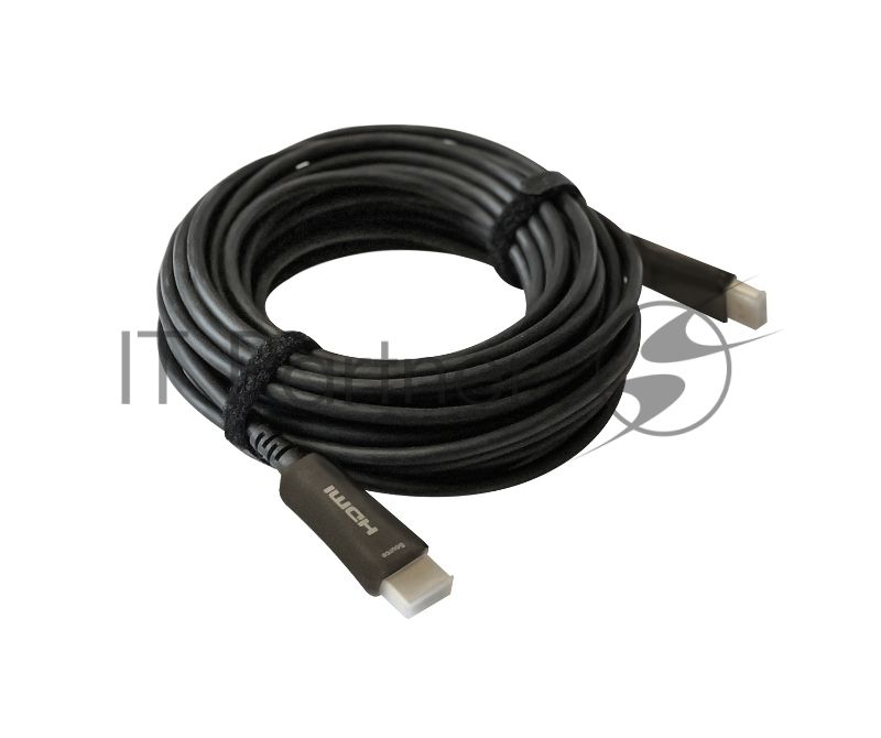 Кабель аудио-видео Digma HDMI 2.0 AOC HDMI (m)/HDMI (m) 10м. позолоченные контакты черный (BHP AOC 2.0-10)