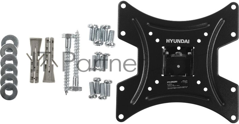 Кронштейн для телевизора Hyundai GL-R2 черный 13"-48" макс.20кг настенный поворот и наклон