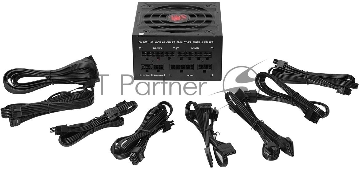 Блок питания Bloody BD-PS750G, 750Вт, 80 PLUS Gold, 120мм, черный