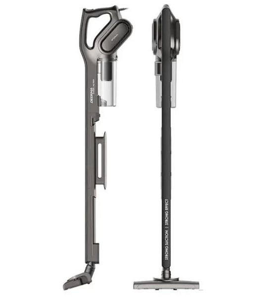Пылесос вертикальный DEERMA Combo DX700S серый/черный, питание от сети, 210 Вт, уборка сухая, пылесборник 0.8 л