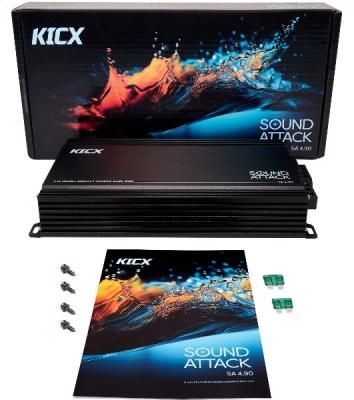 Усилитель автомобильный Kicx SA 4.90 четырехканальный