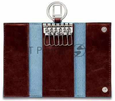 Ключница Piquadro Blue Square PC1397B2/MO, коричневый