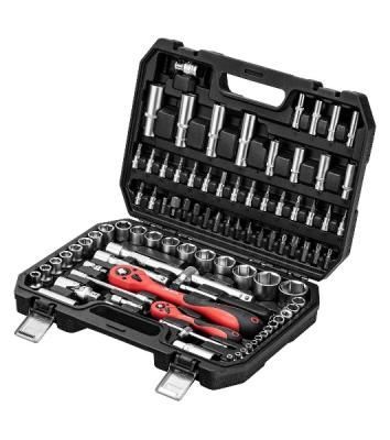 Набор инструментов, 1/2", 1/4", CrV, пластиковый кейс 94 предмета MTX
