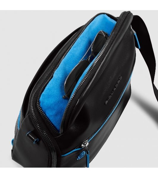 Сумка мужская Piquadro Blue Square CA6900B2/N черная натур.кожа