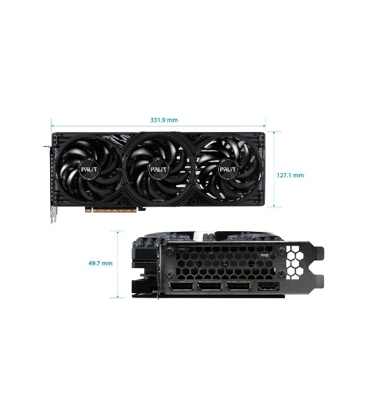 Видеокарта Palit PA-RTX 5070 GAMINGPRO-S 12Gb RTX 5070 12Gb 192bit GDDR7 2325/28000 HDMIx1 DPx3 HDCP Ret