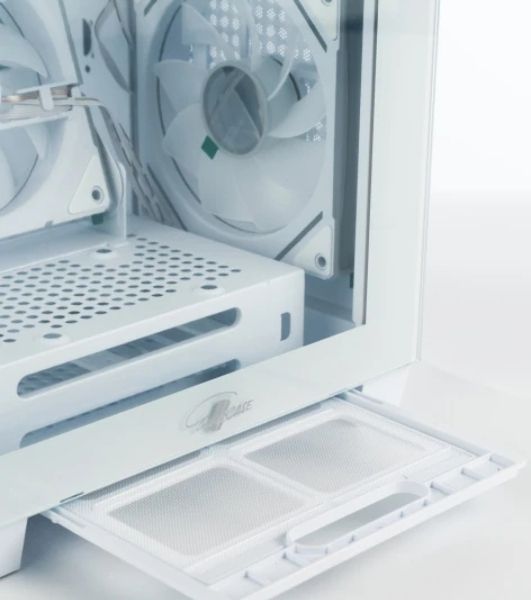 Корпус eATX Eurocase M9 Max-Fish tank M9 MAX 2ARGB 3_0_2 WHITE белый