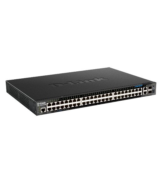 Коммутатор D-Link DGS-1520-52MP/A2A, 48×1 Гбит/с + 4×2.5 Гбит/с + 2×10 Гбит/с Base-T + 2×10 Гбит/с SFP+, управляемый