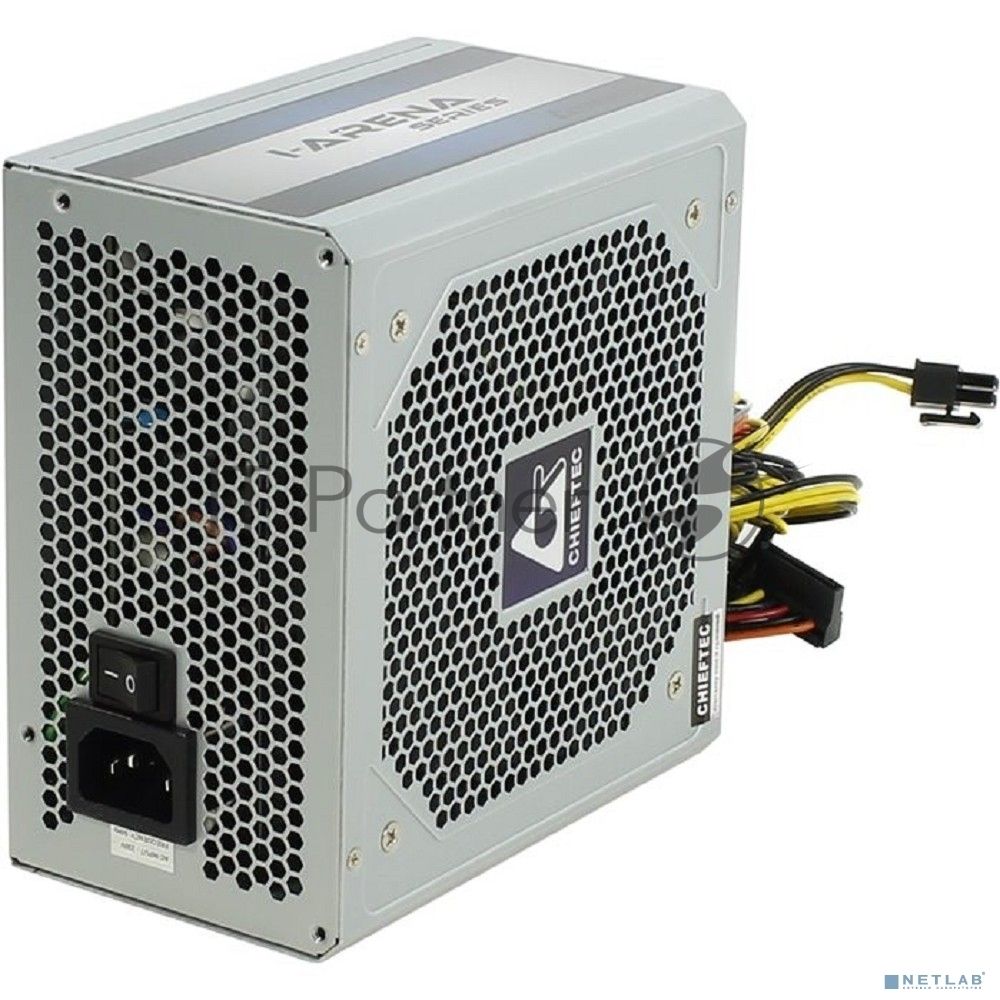 Блок питания  Chieftec 700W OEM GPC-700S [iARENA] ATX v.2.3, КПД > 80%, A.PFC, 2x PCI-E (6+2-Pin), 6x SATA, 2x MOLEX, 8PIN EPS (4+4), Fan 12cm