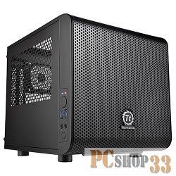 Компьютерный корпус Case Tt Core V1 CA-1B8-00S1WN-00 mATX/ win/ black/ USB3.0/ no PSU