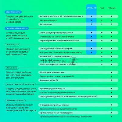 Программное обеспечение Kaspersky Standard. 1-Device 1 year Base Card (KL1041ROAFS)