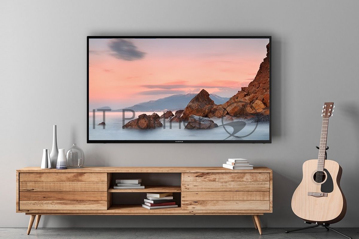 Телевизор Harper 43" 43F660TS черный DLED FHD 60Hz Smart