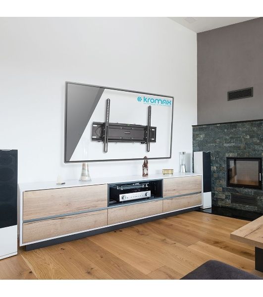 Кронштейн для телевизора Kromax PIXIS-XL-2 черный 40"-90" макс.50кг настенный поворот и наклон