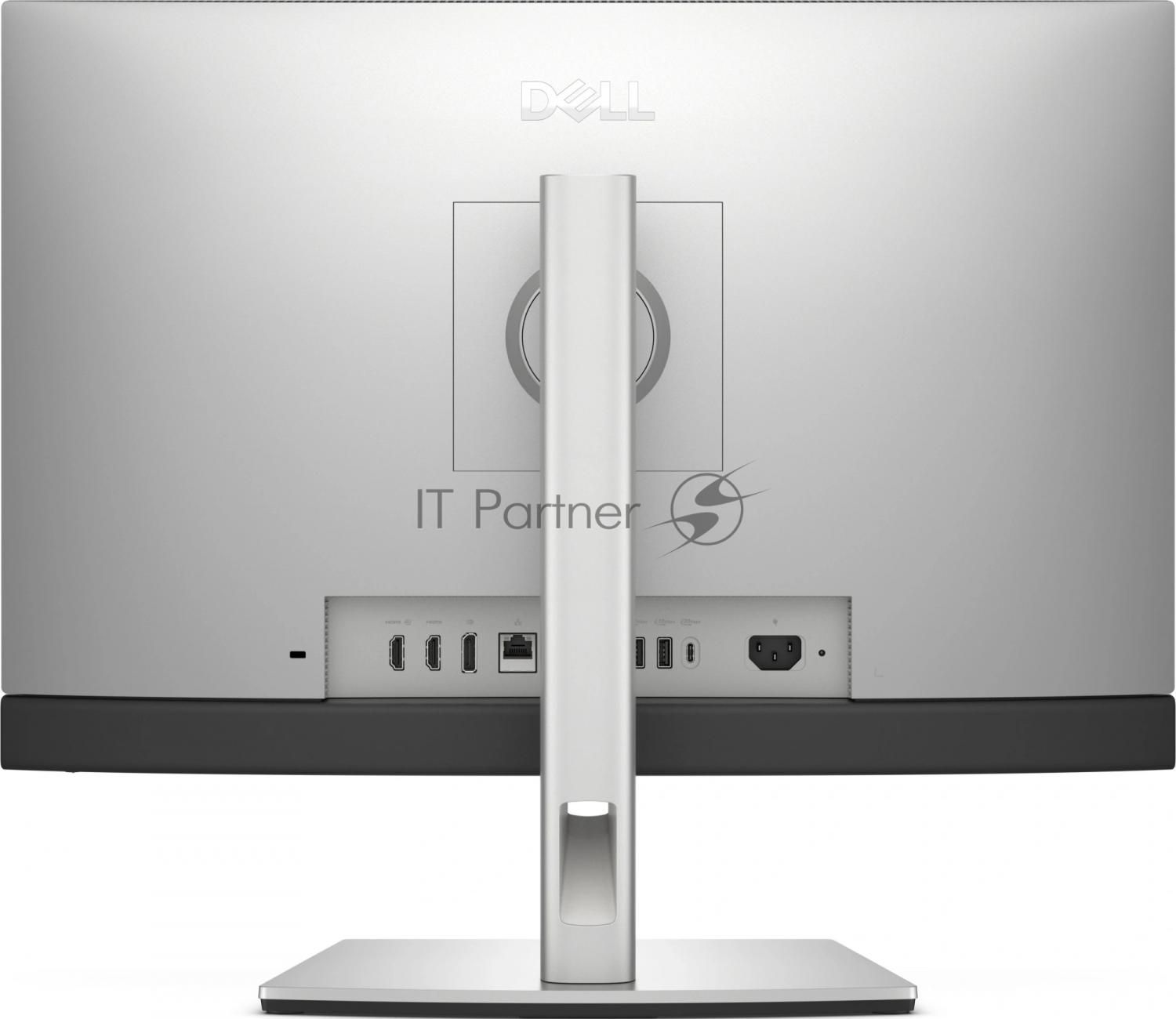 Моноблок Dell Pro 24 Plus QB24250 23.8" Full HD Core Ultra 7 265 (2.4) 32Gb SSD1Tb Graphics CR Windows 11 Pro GbitEth WiFi BT клавиатура мышь Cam серебристый 1920x1080