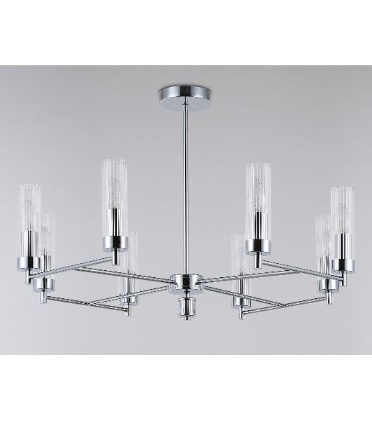 Люстра Ambrella light LH55152/8 CH/CL хром/прозрачный E14/8 max 40W D765*520