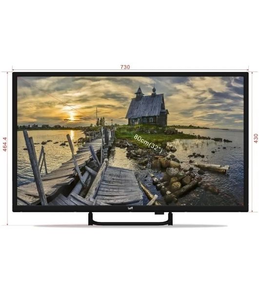 Телевизор LEFF 32" 32H240S черный LED HD 60Hz