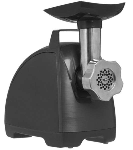 Мясорубка электрическая Moulinex ME682832 черный, 2000 Вт, 2.6 кг/мин, реверс, защита от перегрузки, насадки - 4