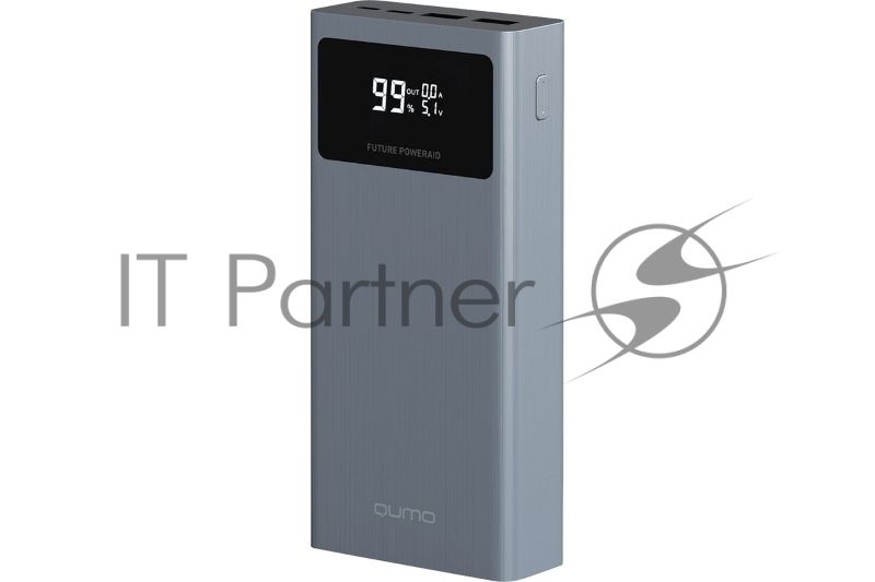 Портативный аккумулятор QUMO Future PowerAid 20000mAh темно-серый FPA-20C-S1