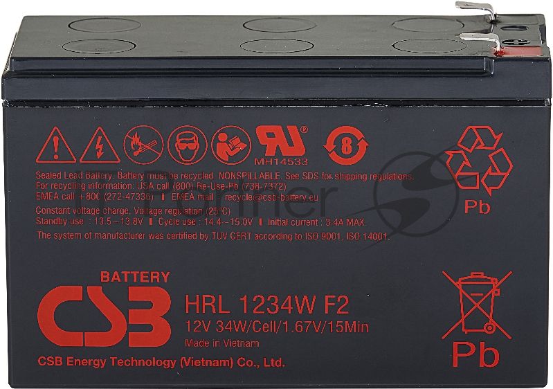 Батарея для ИБП CSB HRL 1234W (12V, 9Ah)