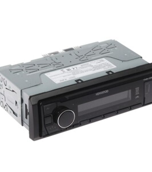 Автомагнитола Kenwood KMM-105M, 1 DIN, USB Type-A, AUX, съёмная панель