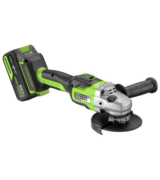 Углошлифовальная машина Greenworks GD24AG 10500об/мин рез.шпин.:M14 d=125мм (3200207CUG)