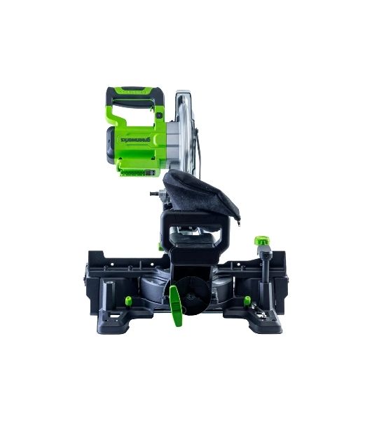 Торцовочная пила Greenworks GD24MS216 24V, бесщеточная, с протяжкой, без АКБ и ЗУ [1501707]