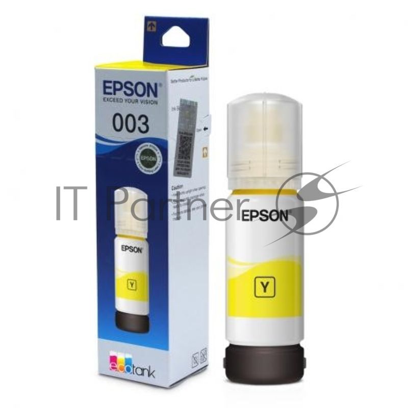 Чернила Epson C13T00V498 желтый (65 мл) для L11050, L1110, L1210, L3101, L3110, L3156, L3210, L3215, L3216, L3250, L3256, L3258, L3260, L3550, L3556, L5290