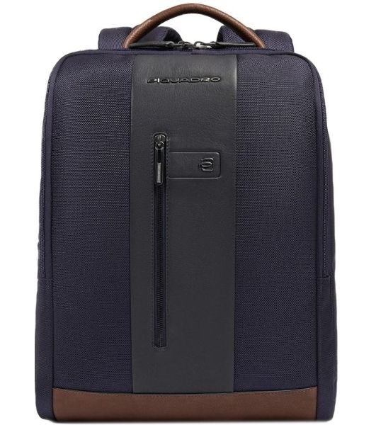 Рюкзак мужской Piquadro Brief2 CA4818BR2/BLUCU темно-синий/коричневый нейлон/натур.кожа
