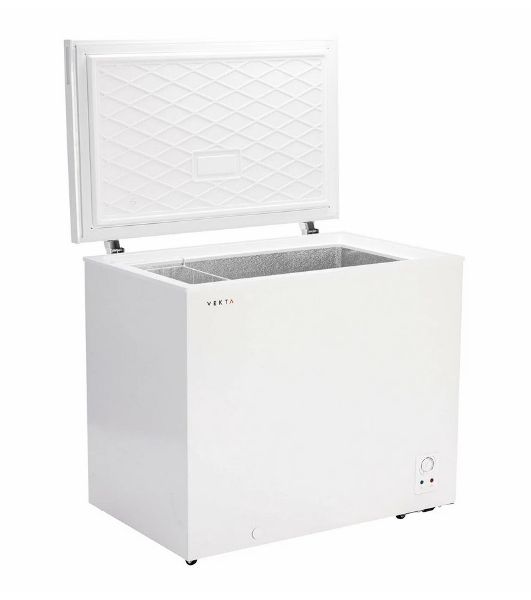 Морозильный ларь Vekta FR-270W02, белый, 270л, 1 камера, 960*635*858 мм, полезный объем 249 л.