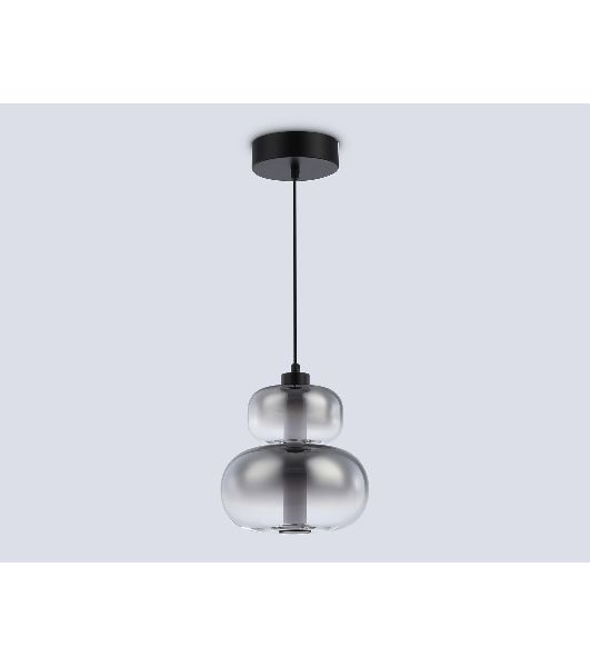 Подвесной светодиодный светильник Ambrella light LH11052 BK/SM черный/дымчатый 12W 3000K D230*265
