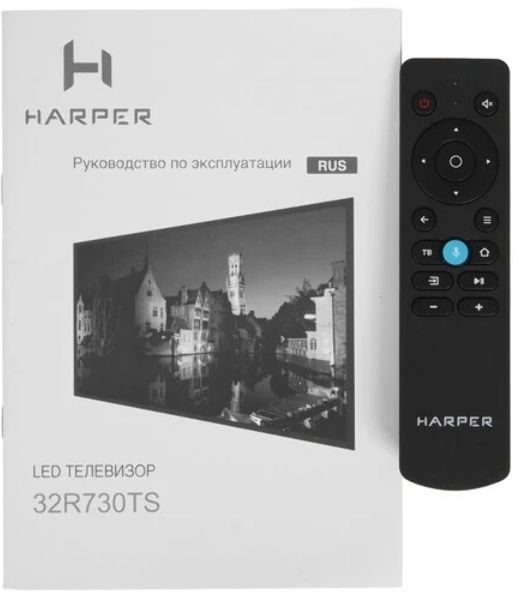 Телевизор Harper 32" 32R730TS черный LED HD 60Hz Smart