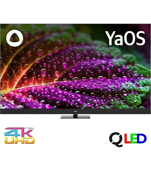 Телевизор BBK 65" 65LED-8259/UTS2C (B) черный QLED UHD 60Hz Smart TV