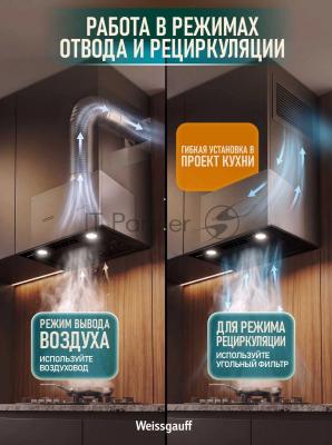 Вытяжка Weissgauff Box 1000 BL Sensor