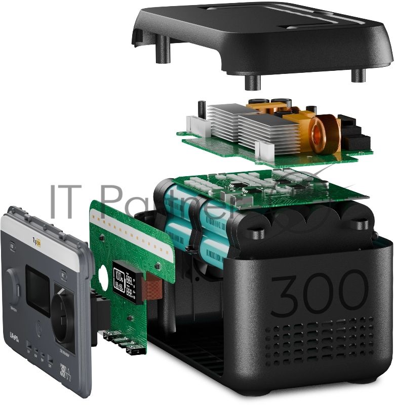 Электростанция портативная TopON Home TOP-H300 64000mAh 1.5A QC3.0/PD3.0 4xUSB черный/серый (103760)