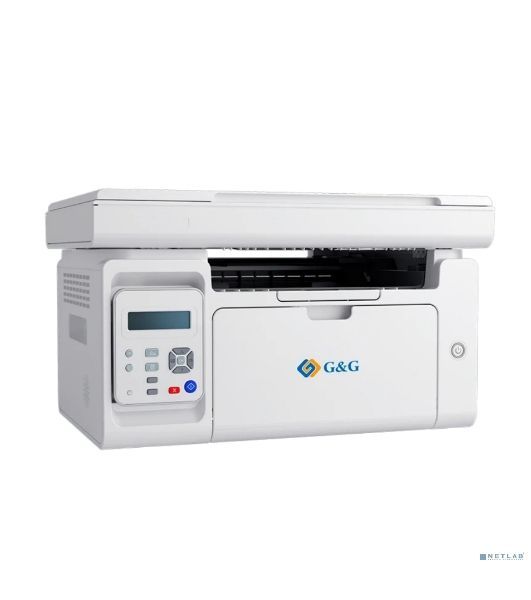 МФУ G&G M2022NW A4, лазерное, черно-белое, 22стр/мин, 1200x1200dpi, 800МГц, 256Мб, WiFi/USB/Ethernet, 1600стр/картридж, белый корпус (аналог Pantum M6506NW, картридж GT202T)(M2022NW)