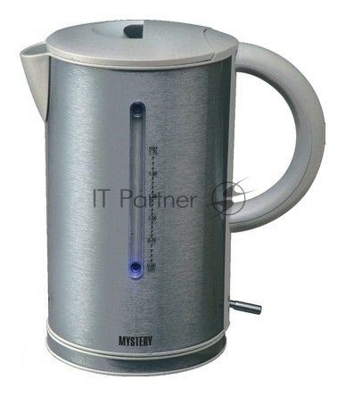 Чайник электрический Mystery MEK-1614 1.7 л, 2200 Вт, серый (корпус: пластик)