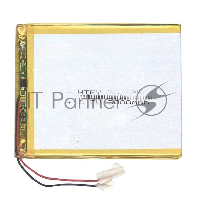Аккумулятор Li-Pol (батарея) 3x75x95мм 2pin 3.7V/3000mAh