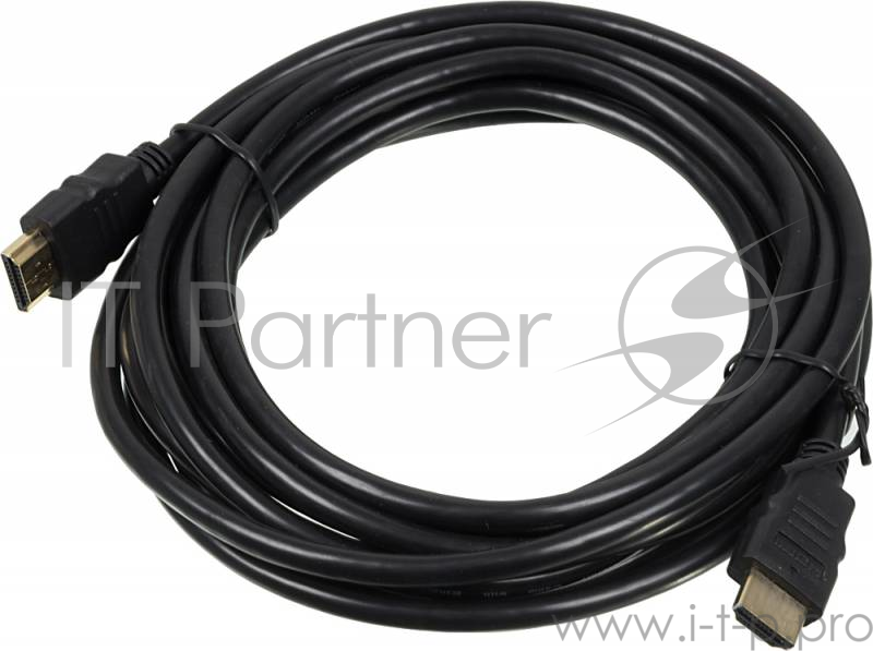 Кабель аудио-видео High Speed ver.1.4 Flat HDMI (m)/HDMI (m) 1.5м. позолоченные контакты черный