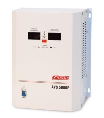 Стабилизаторы напряжения Powerman AVS-P Voltage Regulator 5000VA, Digital Indication, Wall Mount, Hardwire Input/Output, 230V, 1 year warranty, White