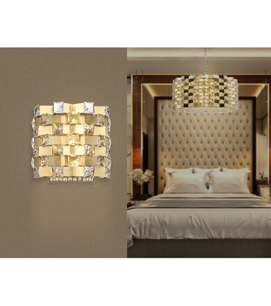 Настенный светильник Ambrella light LH41014/2 BS/CL латунь/прозрачный E14*2 max 40W 300*190*270
