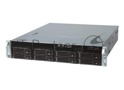 Серверный корпус 2U chassis; ATX CS-R25-42P, Micro-ATX, Mini-ITX MBs; 8-port 12 Gbps SAS/SATA to SAS BP; 8 x 3.5'' hsb + 2 x 3.5" internal; 7 x LP/HL slot; 550W single; no rails
