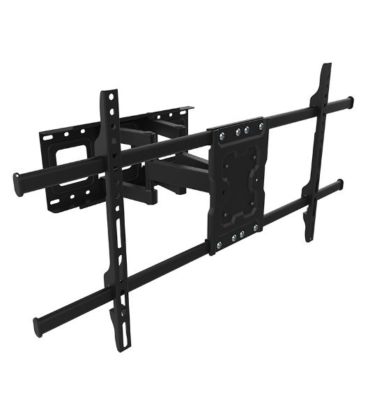 Кронштейн для телевизора Rexant 37"-85" дюймов, наклонно-поворотный, двойное колено серия HOME