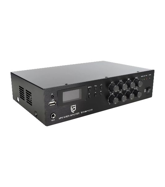 Микшер-усилитель Intrend ITMXAMP-60MT MP3, FM тюнер, USB, Bluetooth, 2хMic/3хLine входы, 1хLine выход,60 Вт, 4/8Ом/100V, IR-пульт в комплекте
