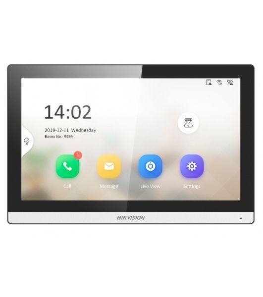 Видеодомофон Hikvision DS-KH6350-WTE1 черный