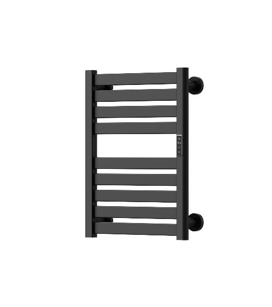 Полотенцесушитель дизайнерский электрический BAU Elite Elegant Black 60х45, подключение справа, черн