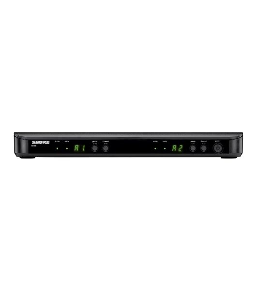 Микрофонная система SHURE BLX1288E/CVL-M17 беспроводная, двухканальная, с ручным передатчиком PG58 и петличным микрофоном CVL-B/C, частота UHF 662-686 МГц