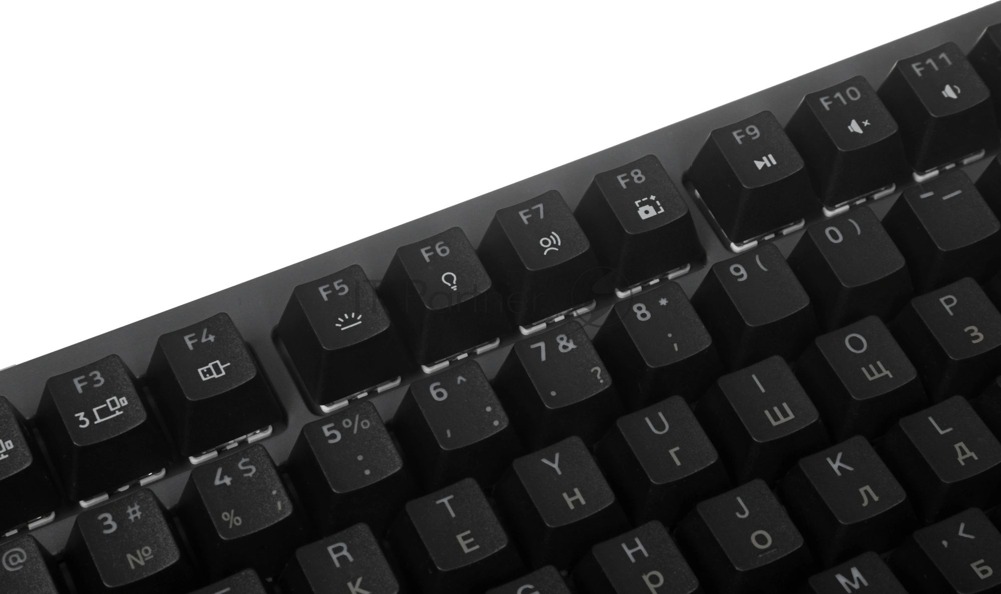 Клавиатура Logitech K868 гибридная, USB Type-A, Bluetooth, радиоканал, чёрный