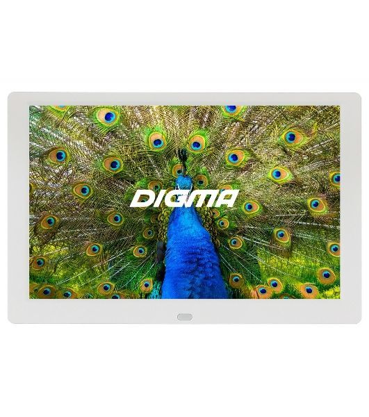 Фоторамка Digma 10.1" PF-1043 IPS 1280x800 белый пластик ПДУ Видео