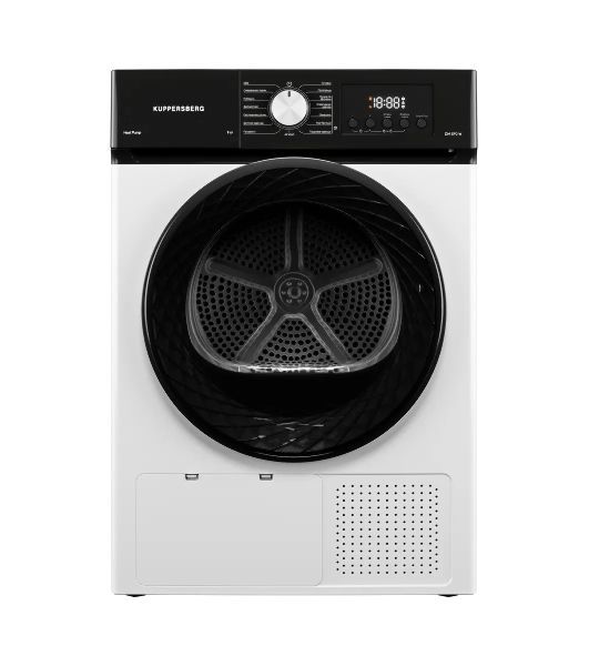 Сушильная машина Kuppersberg DM 592 W белый, 9 кг, сушка - конденсационная, программ - 15, 59.5 x 85 x 61.5 см